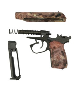 |Б/у| Пневматический пистолет Baikal МР-654К-23 (ПМ, камуфляж) (№ 518ком)