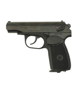 |Б/у| Пневматический пистолет Baikal МР-654К (ПМ, черная рукоять) (№ 519ком)