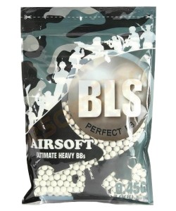 Шары для страйкбола BLS 0,45 г, 1000 штук (белые) 1BA-45