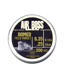 Пули для пневматики Apolo Air Boss Domed Field Target 6,35 мм, 2,13 г (200 штук)
