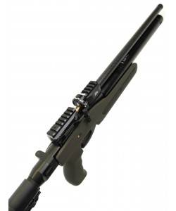 Пневматическая винтовка Ataman M20 SD 647 Ультра-компакт (Soft-Touch Olive, PCP, полнотел, редуктор) 6,35 мм