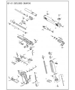 KJW KP-05 уплотнительное кольцо с основанием под баллон CO2 (Part CM-5,CM-6,CM-7)