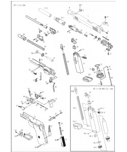 KJW KP-11 цилиндр нозл (Part 15)