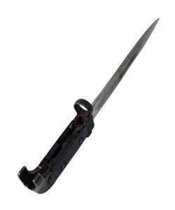 ММГ штык-нож для АК-47 (6Х2) обр. 1953 г., черные накладки, с ножнами (Р57 ВМФ)