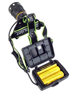 Фонарь налобный Огонь HT-197-P160 Zoom светодиодный, 3 режима