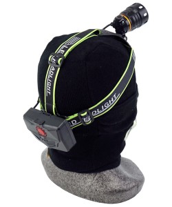 Фонарь налобный Огонь HT-197-P160 Zoom светодиодный, 3 режима