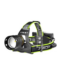 Фонарь налобный Огонь HT-225-TG Zoom светодиодный, 4 режима (белый+ультрафиолет свет)