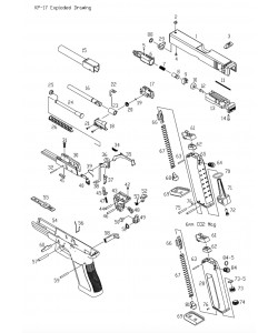 KJW KP-17/18 заправочный клапан магазина (Part 72)