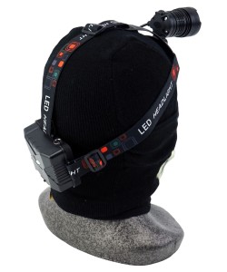 Фонарь налобный Огонь HT-276-P160 Zoom светодиодный, 3 режима