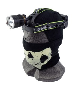 Фонарь налобный Огонь HT-326-P90 Zoom светодиодный, 3 режима