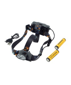 Фонарь налобный Огонь HT-612 светодиодный, 3 режима