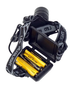 Фонарь налобный Огонь HT-996-3-P70 Zoom светодиодный, 3 режима