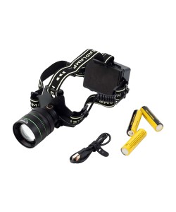 Фонарь налобный Огонь HT-3055-P360 Zoom светодиодный, 3 режима