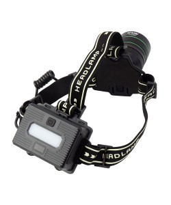 Фонарь налобный Огонь HT-3055-P360 Zoom светодиодный, 3 режима