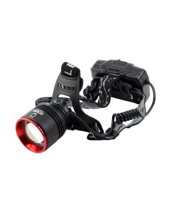 Фонарь налобный Огонь HT-3069-PM30-TG Zoom светодиодный, 1 режим