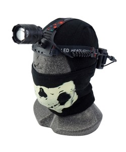 Фонарь налобный Огонь HT-3082-PM30-TG Zoom светодиодный, 3 режима