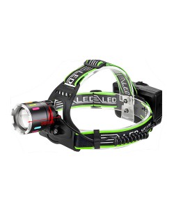 Фонарь налобный Огонь HT-T1006-PM60-TG Zoom светодиодный, 3 режима