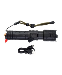 Фонарь светодиодный Огонь H-3005-P160 Zoom, 3 режима (со стеклобоем)