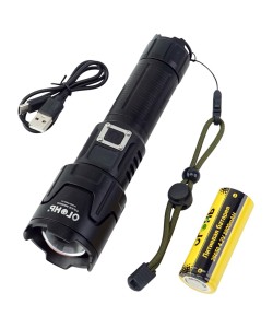 Фонарь светодиодный Огонь H-3032-PM30-TG Zoom, 3 режима
