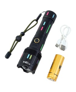 Фонарь светодиодный Огонь H-3143-PM60-TG/COBA Zoom, 3 режима