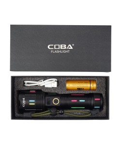 Фонарь светодиодный Огонь H-3143-PM60-TG/COBA Zoom, 3 режима