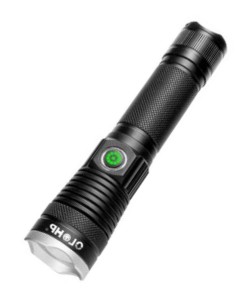 Фонарь светодиодный Огонь HQ-203-TG Zoom подствольный, 3 режима (с выносной кнопкой)