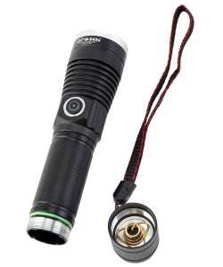 Фонарь светодиодный Огонь HQ-203-TG Zoom подствольный, 3 режима (с выносной кнопкой)