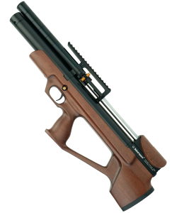 Пневматическая винтовка Dobermann Alfa Булл-пап (PCP, дерево, ствол AP350, редуктор, пер. взвод) 4,5 мм