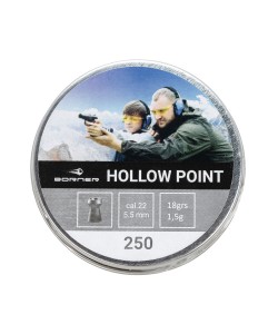 Пули Borner Hollow Point 5,5 мм, 1,5 г (250 штук)