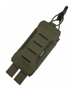 Подсумок Wartech MP-126 под 1 магазин АК-серии, эластичный (Ranger Green)