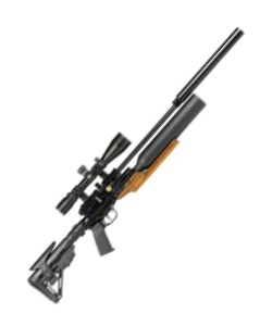 Пневматическая винтовка Jaeger SPR Тактика (PCP, редуктор, ствол AP450, колба, ★3 Дж) 5,5 мм