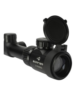 Оптический прицел Borner 3-9х40 Mil-Dot, на «л/хвост» (крышки + кольца)