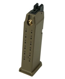 Магазин газовый East Crane для Glock 19 GBB Tan, 24 шара