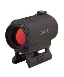 Коллиматорный прицел Gaut Tourmaline 1x25, точка 2 МОА с подсветкой, на Weaver (закрытый)