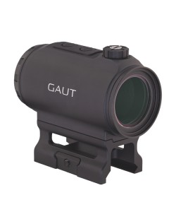 Коллиматорный прицел Gaut Tourmaline 1x25, точка 3 МОА с подсветкой, на Weaver (закрытый)