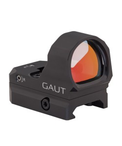 Коллиматорный прицел Gaut Tourmaline 1x26x22, точка 3 МОА с подсветкой, на Weaver (открытый)