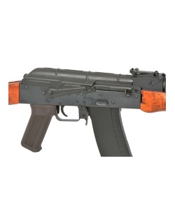 Страйкбольный автомат Cyma AK-74 Platinum, дерев. приклад (CM.056)