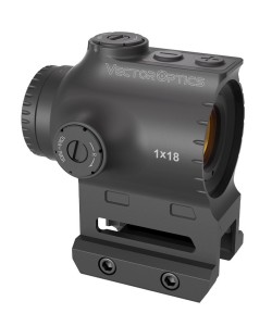 Призматический прицел Vector Optics Paragon 1x18 X-Micro, подсветка, на Weaver