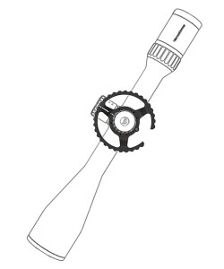 Колесо отстройки от параллакса Vector Optics Continental Scope Big Side Wheel GenII (88 мм)