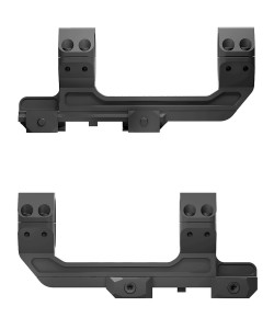 Кронштейн 30 мм Vector Optics 1-Piece Adjustable Extended на Weaver (высокий, H=23 мм)