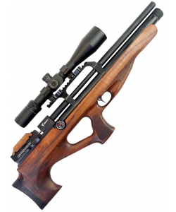 Пневматическая винтовка Kuzey K30 BullPup, боковой взвод (орех, PCP, без кейса, ★3 Дж) 6,35 мм