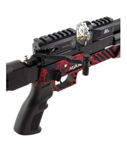 Пневматическая винтовка Ataman M20 650 Tactical Carbine Red (PCP, алюминий, под полнотел, редуктор) 6,35 мм 