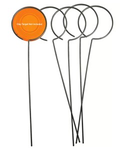 Держатель тарелочек Birchwood Casey, проволочный, высота 25 см (5 шт)