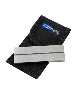 Камень точильный AccuSharp Diamond Pocket Stone (320/800) в чехле