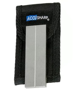 Камень точильный AccuSharp Diamond Pocket Stone (320/800) в чехле