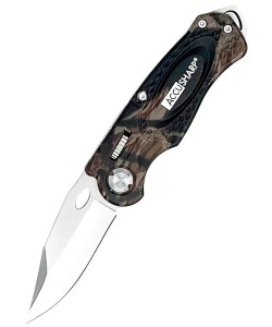 Нож складной AccuSharp Folding Sport Knife, лезвие 70 мм (камуфляж)