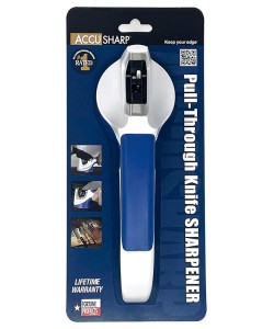 Точилка для ножей AccuSharp Pull-Through (белый/голубой)