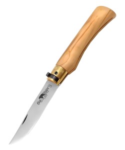 Нож складной Old Bear Classical Olive XL, лезвие 100 мм, сталь W1.4060 (оливковое дерево)