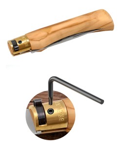 Нож складной Old Bear Classical Olive XL, лезвие 100 мм, сталь W1.4060 (оливковое дерево)