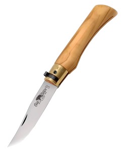 Нож складной Old Bear Classical Olive L, лезвие 90 мм, сталь 420 (оливковое дерево)